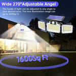 Charger l&#39;image dans la galerie, Outdoor LED Solar Light with Motion Sensor, 3 Modes, Waterproof / Lampe solaire extérieur
