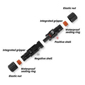 Solar Connector PV Plug 1000V 30A DC Connectors Kit With Wrench for Photovoltaic PV/MC Cable 2.5/4/6mm²