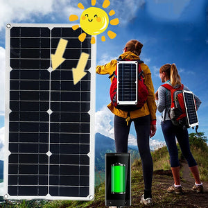 5V 10W Solar Panel USB Portable Solar System Cell Phone Charger Battery Module Power Panel Enlarged / Chargeur portable solaire pour téléphone 5V 10W